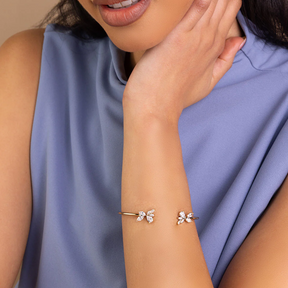 Everly Adjustable CZ Cuff Bracelet