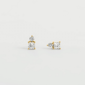 Droplet Lab-Grown Diamond Stud Earrings