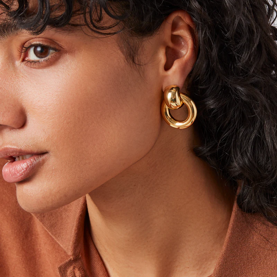 Puffy Mega Faye Knocker Earrings