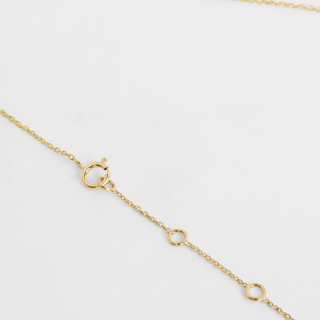 Lab-Grown Round Diamond Pendant Necklace