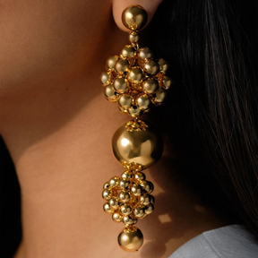 Statement Nido D'or Dangler Earrings