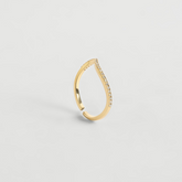 Solid Gold Diamond Band Ring