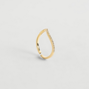 Solid Gold Diamond Band Ring