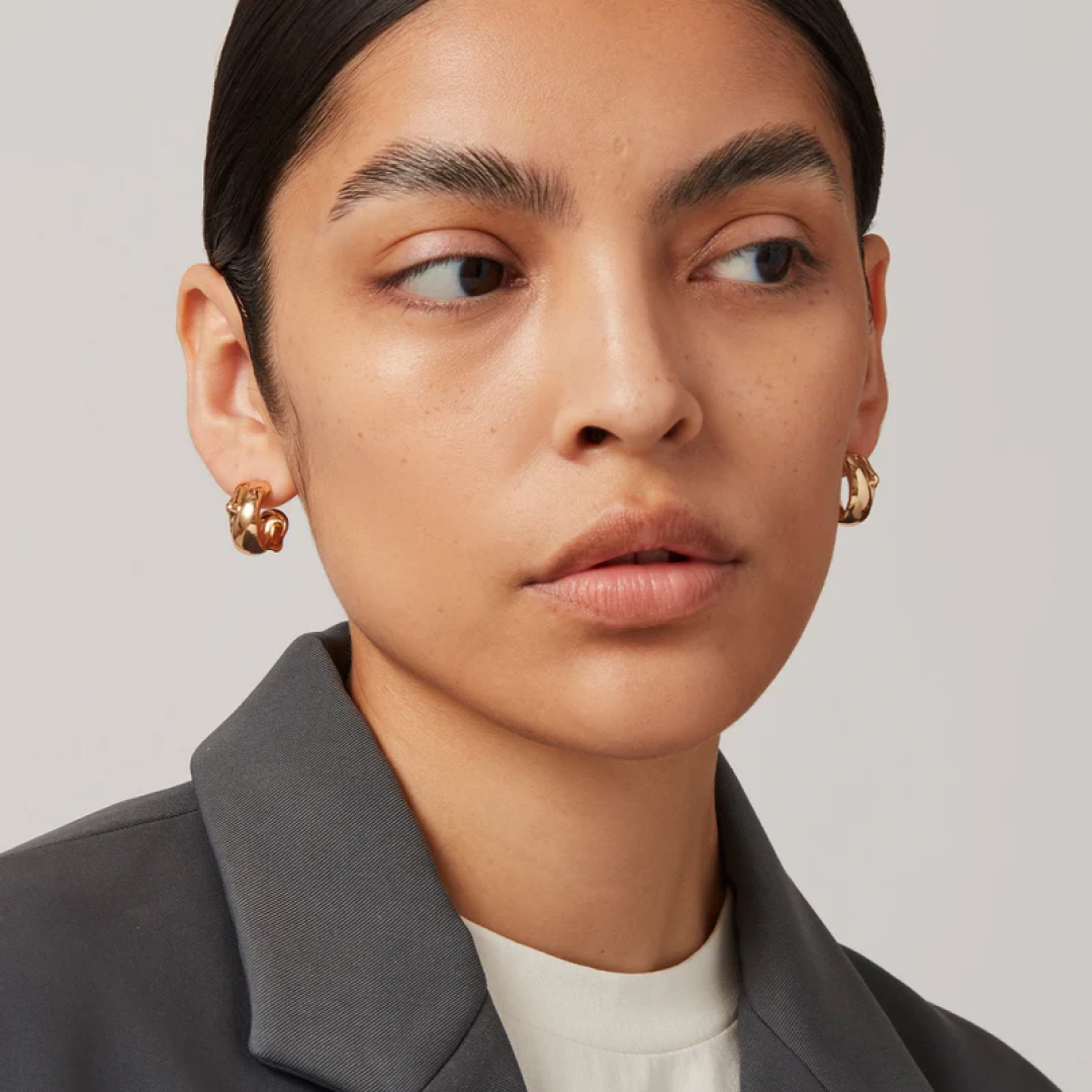 Chunky Sées Hoop Earrings