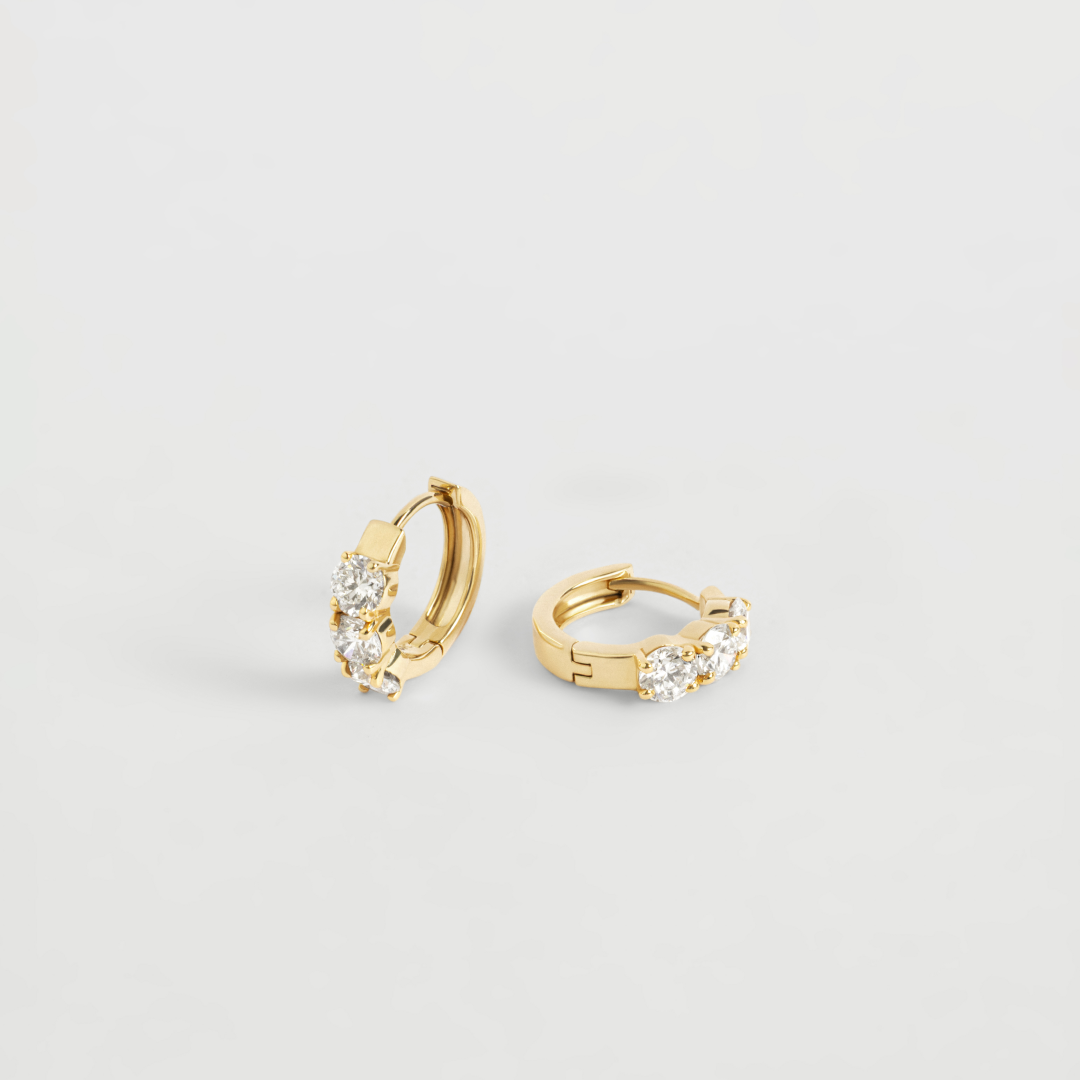 Lab-Grown Diamond Chunky Hoops
