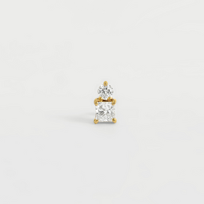 Droplet Lab-Grown Diamond Stud Earrings