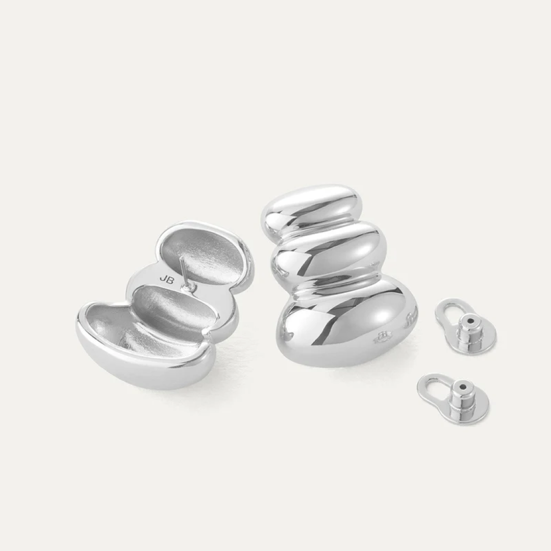 Silver Non-Stop Statement Earrings