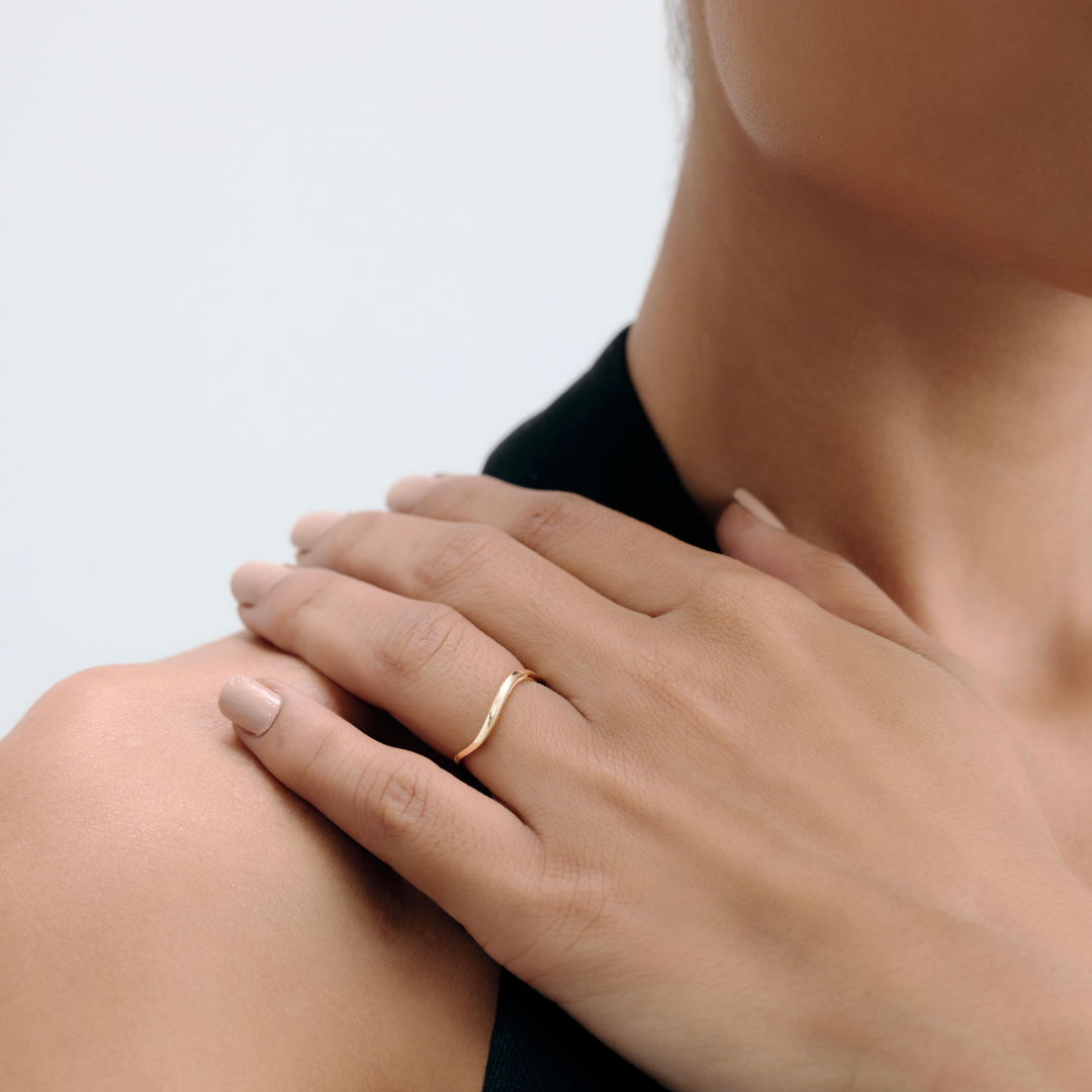 Solid Gold Band Ring