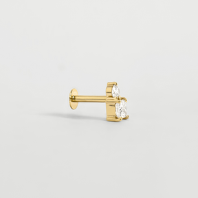 Droplet Lab-Grown Diamond Stud Earrings