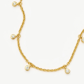 18k Gold Plated Intersteller Drop Chain Bracelet