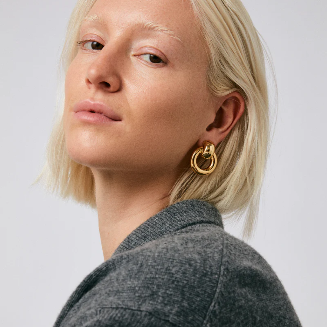 Puffy Mega Faye Knocker Earrings