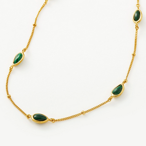 18K Gold Magma Charm Necklace