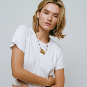 Gold Plated Julia Pendant Neckace