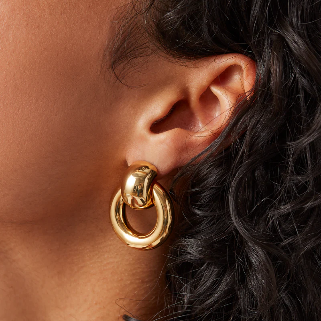 Puffy Mega Faye Knocker Earrings