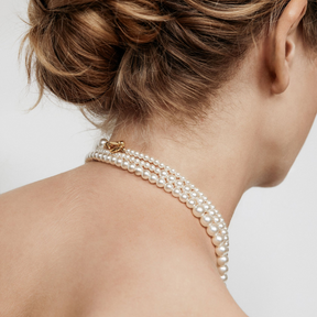 Louise Triple Layered Pearl Necklace