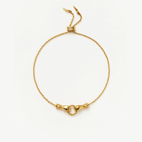 Harris Reed In Good Hands Gold Slider Bracelet