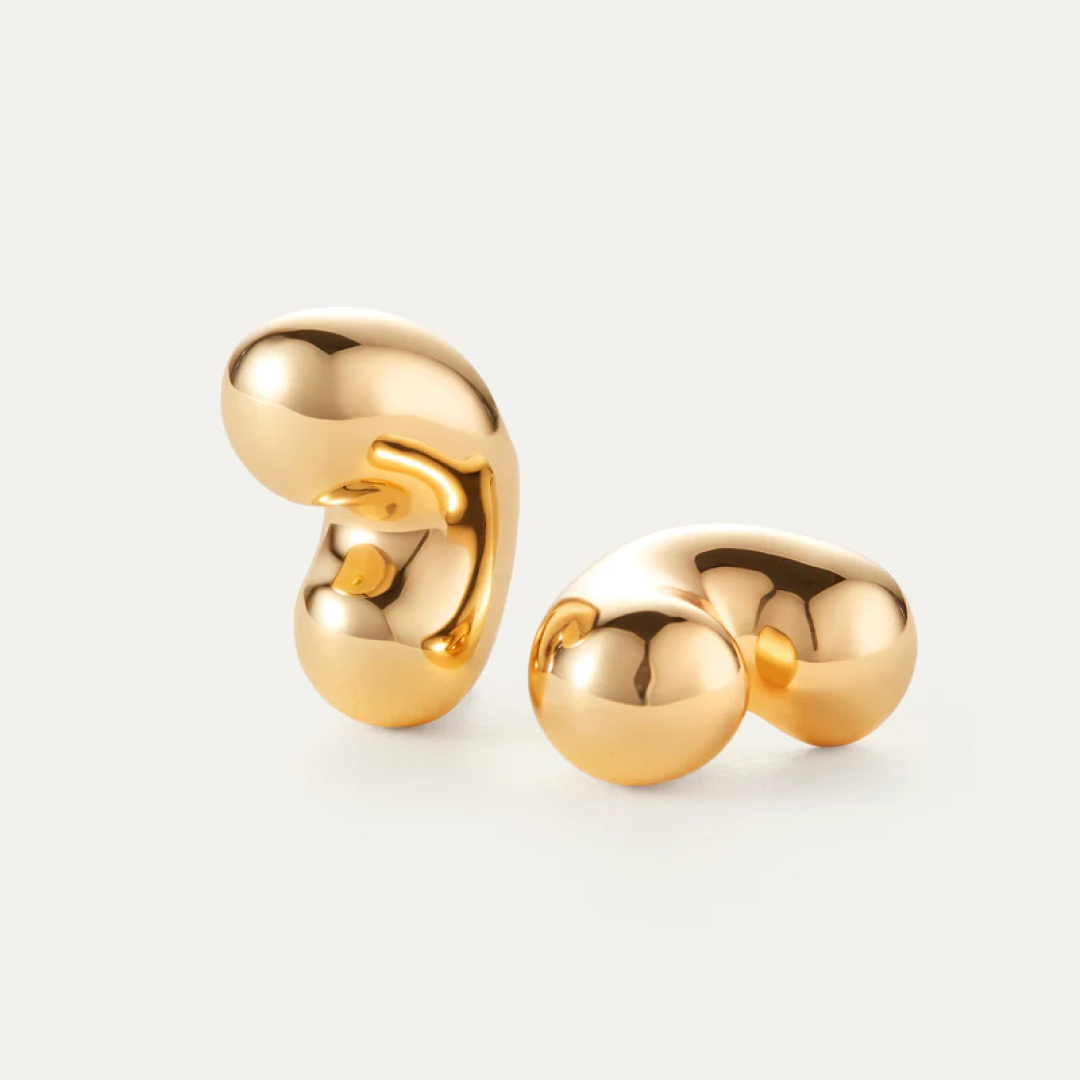 Eliza Sculptural Puff Earrings
