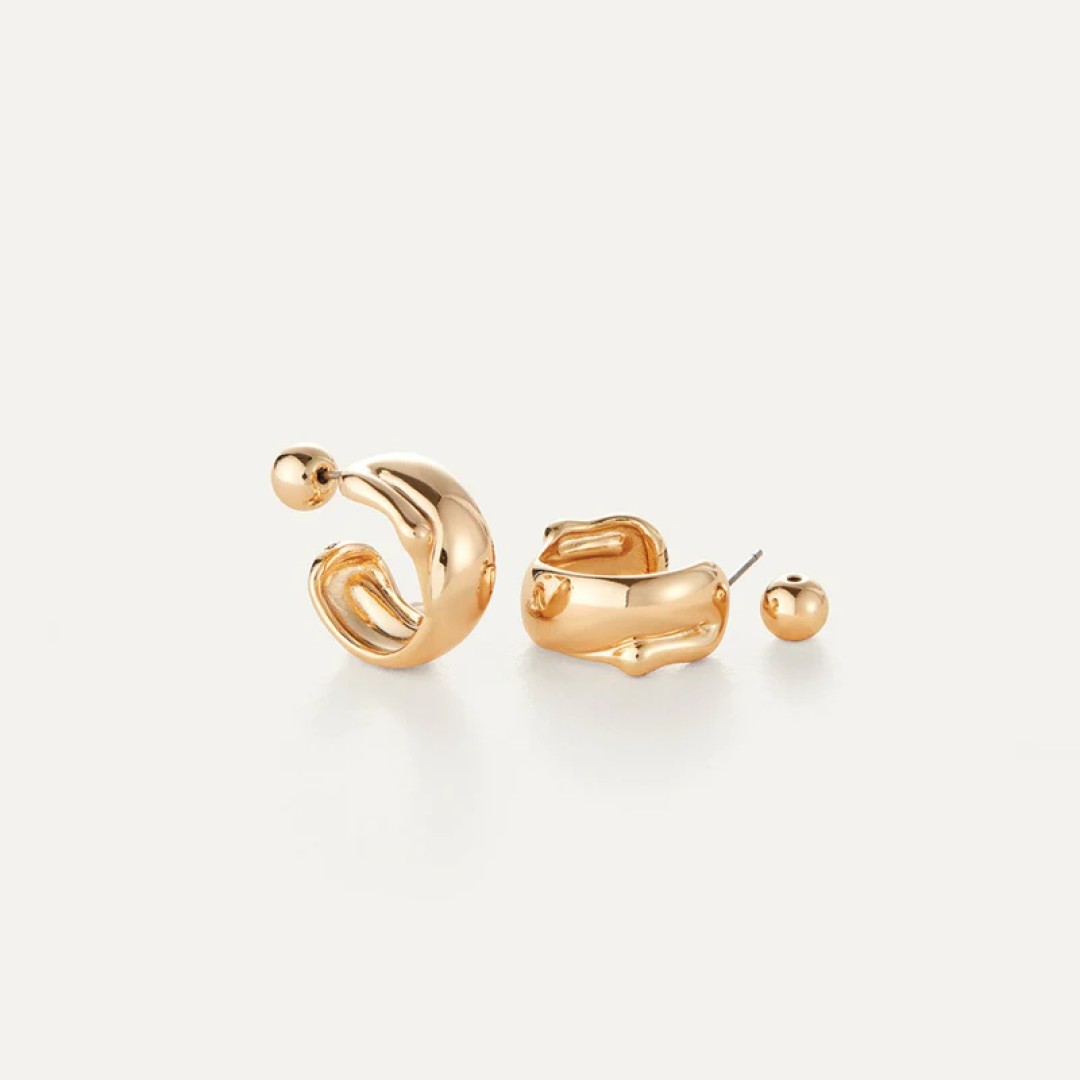 Chunky Sées Hoop Earrings