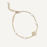 14K Gold Plated Oceane Shell Bracelet