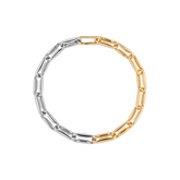 Two-Tone Lexington Link-Chain Necklace