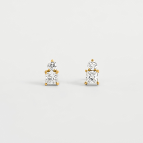 Droplet Lab-Grown Diamond Stud Earrings