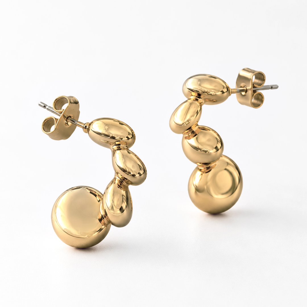 14K Gold Plated Chubby Mini Huggies