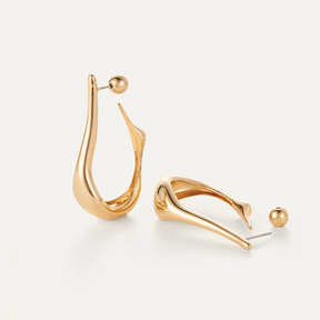 Sculptural Colette Hoop Earrings