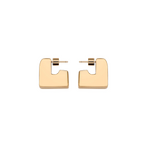 14k Gold Cube Earrings