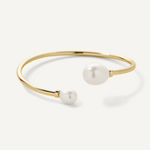Nara Adjustable Pearl Cuff Bracelet