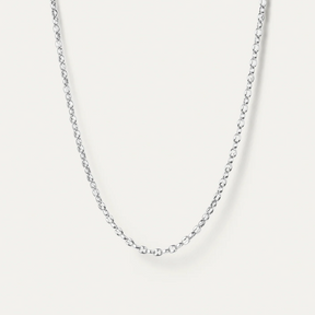 Platinum Plated Dhani Chain Necklace