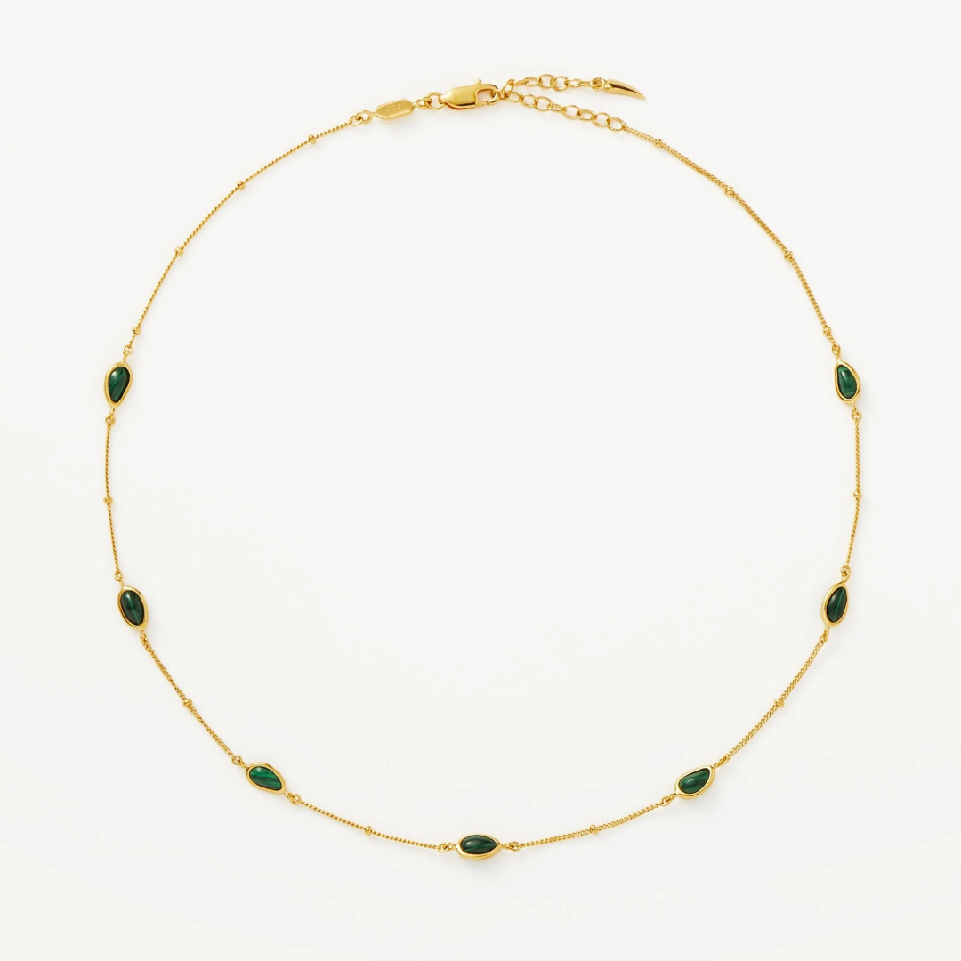 18K Gold Magma Charm Necklace