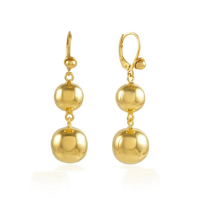 Statement Pernille Gold Drop Earrings