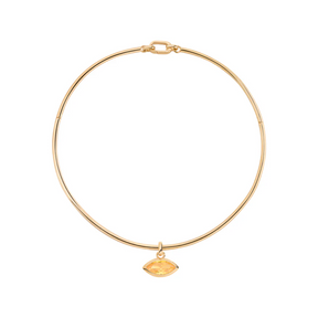 Citrine Protection Choker Necklace
