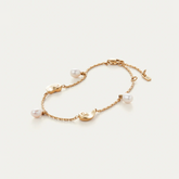 Minimalist Lucille Pearl Bracelet