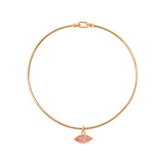 Pink Sapphire Protection Choker Necklace