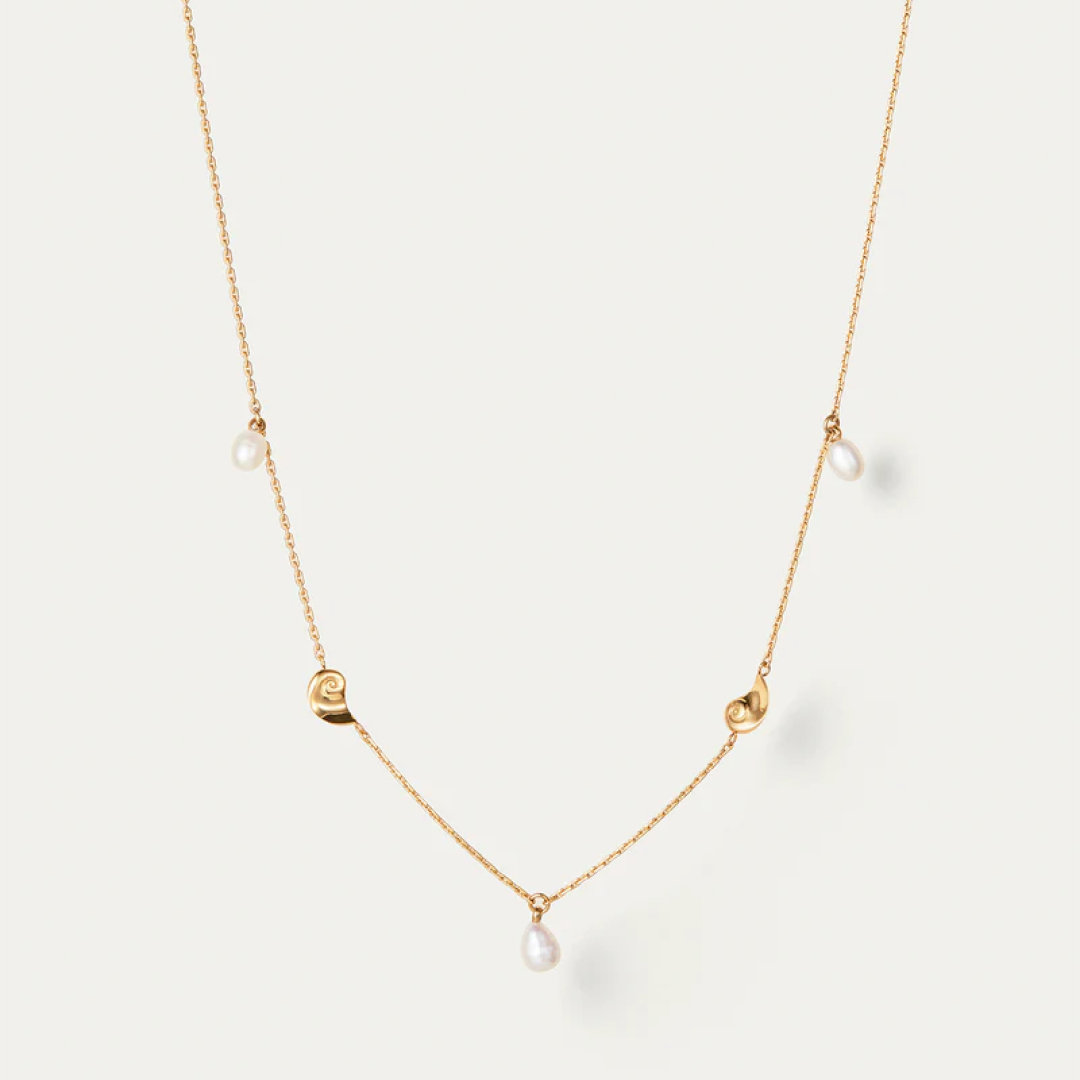 Minimalist Lucille Pearl Necklace