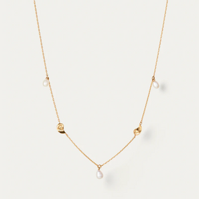 Minimalist Lucille Pearl Necklace