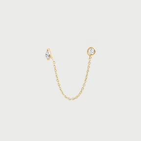 Lab-Grown Diamond Chain Link Earrings