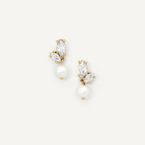 14K Gold Plated Bryn Drop Earrings