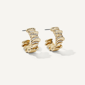 Chunky Merritt Zirconia Hoops