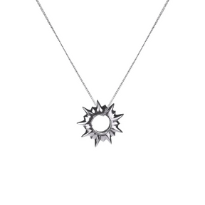Sun Stud Pendant Necklace