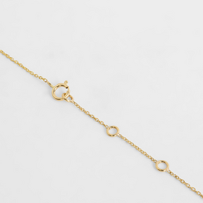 Lab-Grown Diamond Drop Charm Chain Necklace