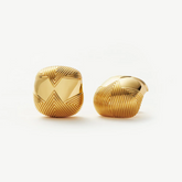 Ridged Dome Hera Oversized Studs