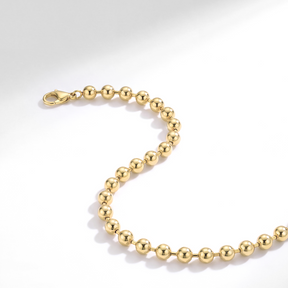 14K Gold Plated Beaded Bracelet