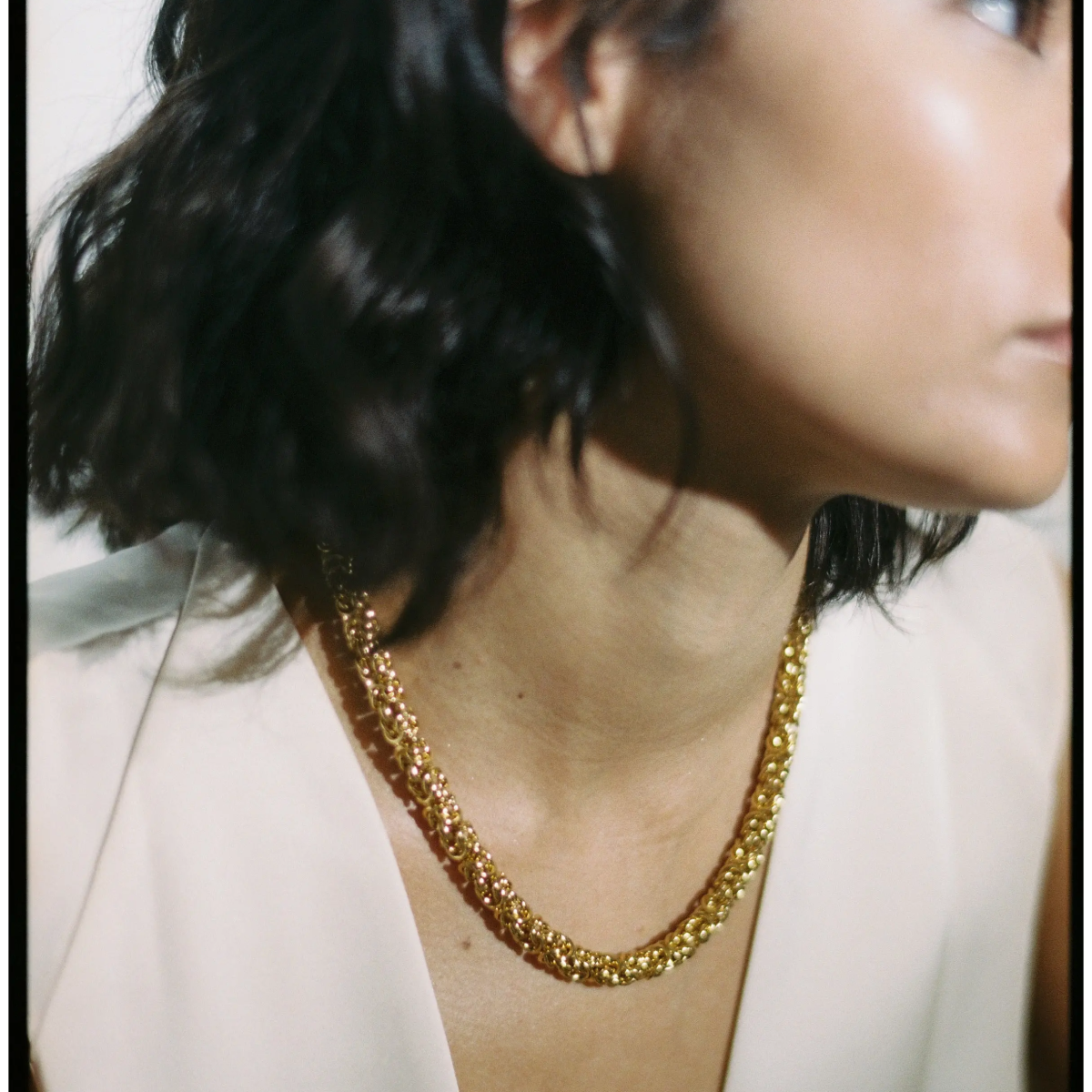 22K Gold Plated Cinque Necklace