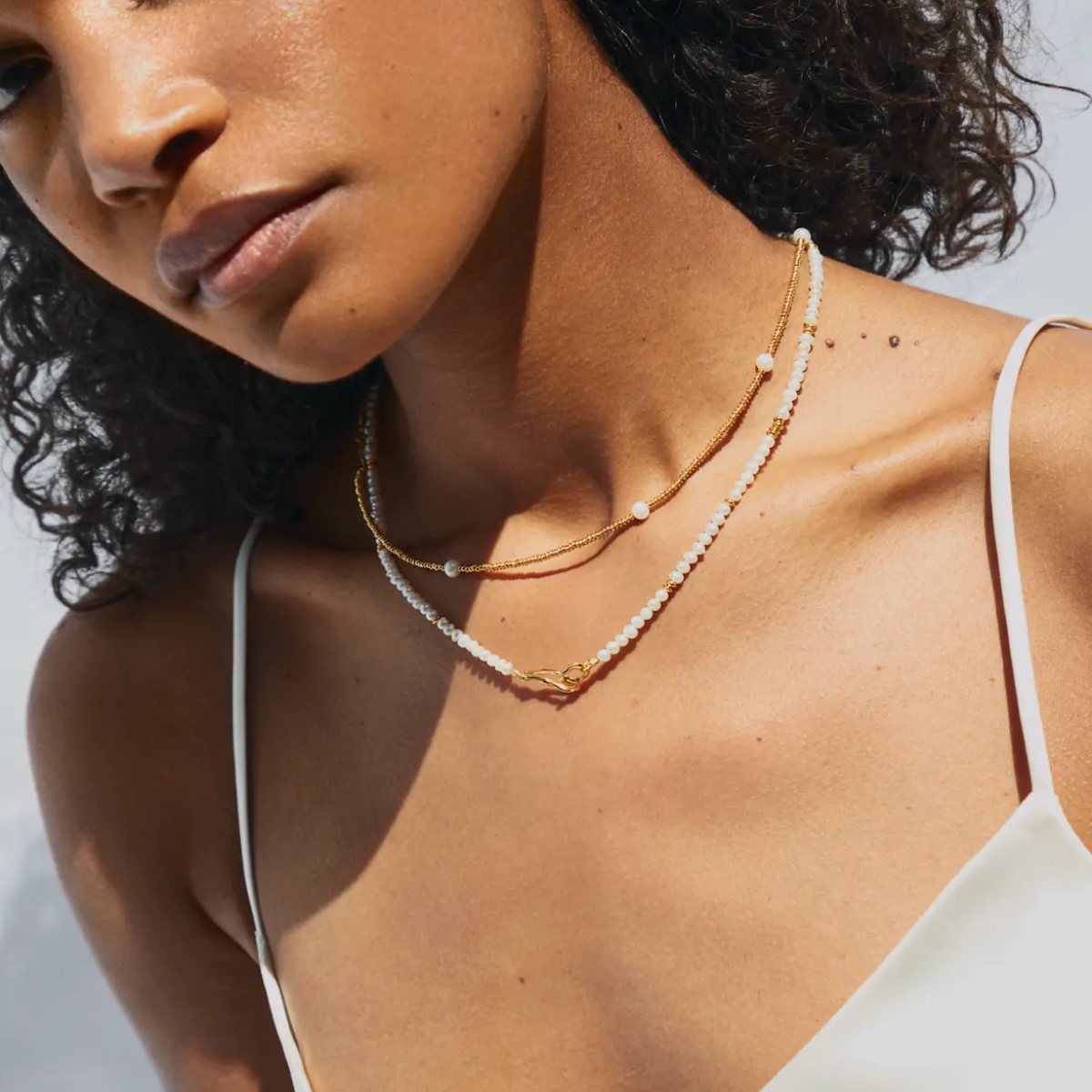 Freshwater Pearls Marnie Beaded Necklace