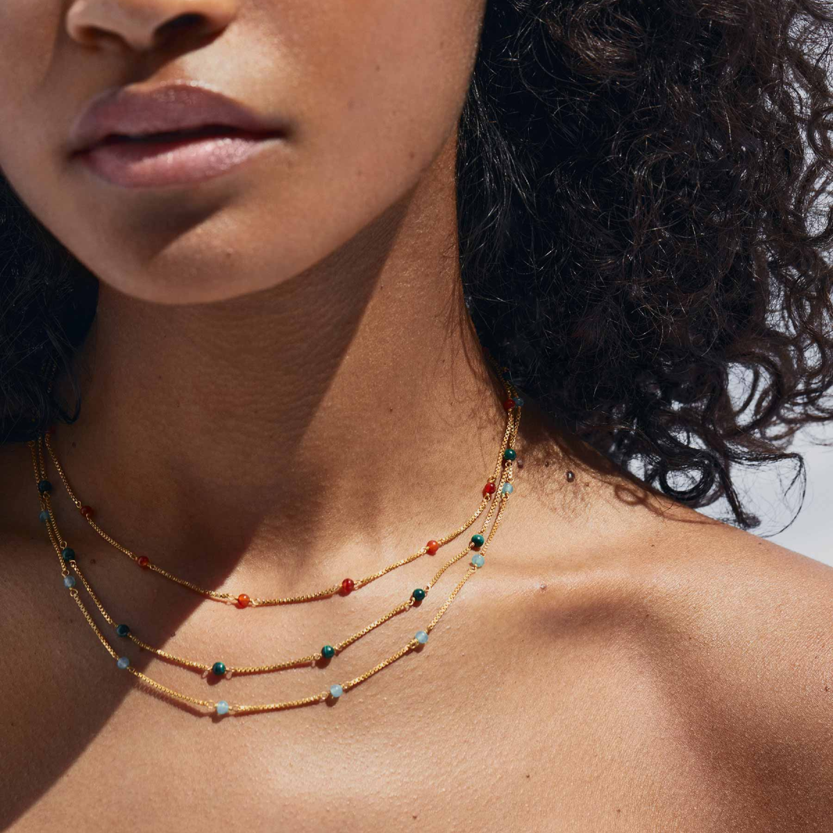 22K Gold Plated Venus Chain Necklace