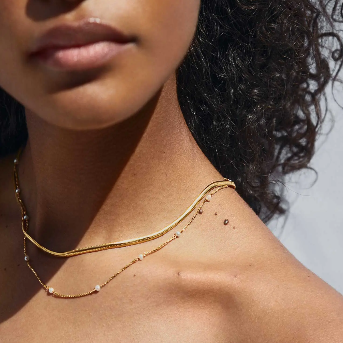 22K Gold Plated Venus Chain Necklace