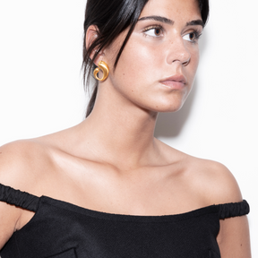 Fluid Matte Finish Camille Earrings