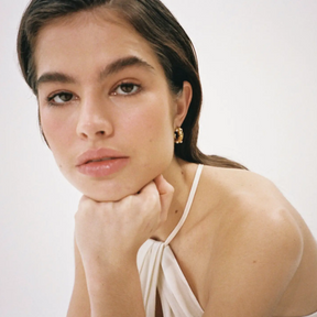 22K Gold Plating Lua Hoops